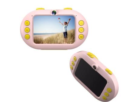 Cámara Digital Deportiva AgfaPhoto Realikids CAM Waterproof/ 16MP/ Rosa/ Incluye Tarjeta Micro SD 8GB