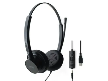 Auriculares SPC Brave Pro/ con Micrófono/ Jack 3.5/ USB/ Negros