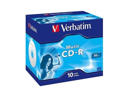 CD-R Verbatim Music 16X/ Caja-10uds