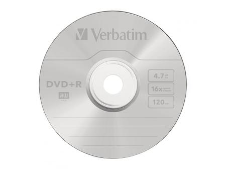 DVD-R Verbatim Imprimible 16X/ Tarrina-25uds