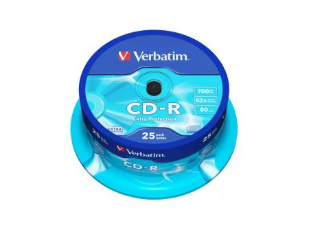 CD-R Verbatim Datalife 52X/ Tarrina-25uds