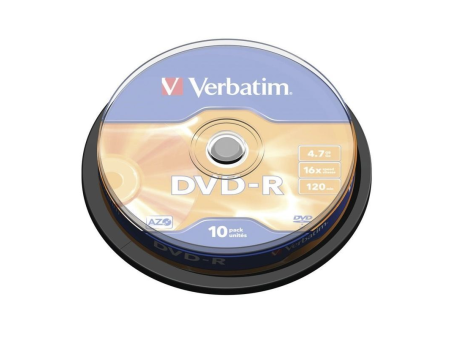 DVD-R Verbatim Advanced AZO 16X/ Tarrina-10uds