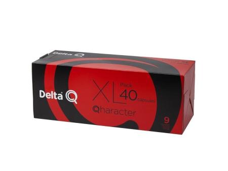 Cápsula Delta Qharacter para cafeteras Delta/ Caja de 40