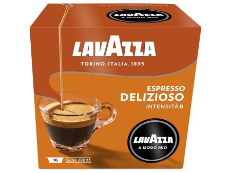 Cápsula Lavazza Deliziosamente para cafeteras A Modo Mio/ Caja de 16