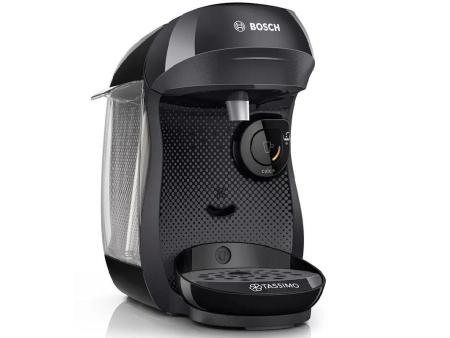 Cafetera de Cápsulas Bosch Tassimo Happy/ Negra/ Incluye Descuento 10 Euros en Café