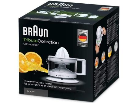 Exprimidor Braun Tributecollection CJ3000/ 20W/ Capacidad 350ml