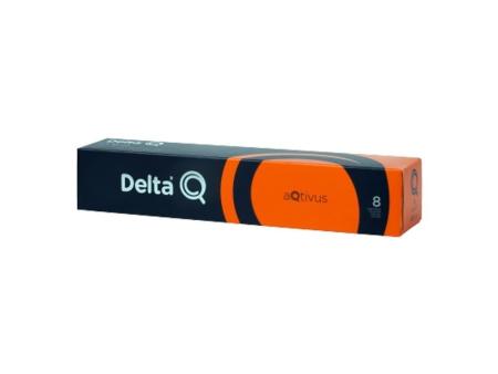 Cápsula Delta aQtivus para cafeteras Delta/ Caja de 10