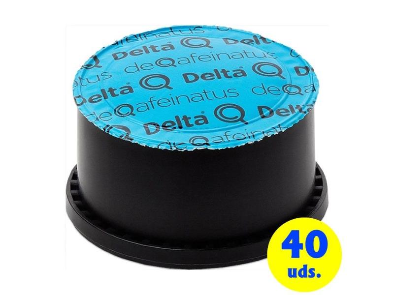 Cápsula Delta DeQafeinatus para cafeteras Delta/ Caja 40