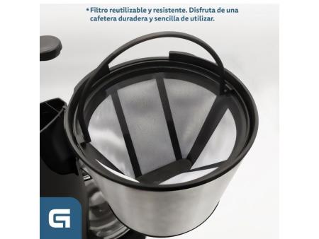 Cafetera de Goteo Grunkel Caf-B Aroma/ 12 Tazas/ Blanca