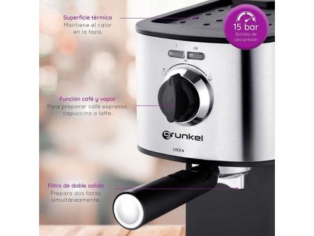 Cafetera Expreso Grunkel CAFPRESO-H15/ 850W/ 15 Bares