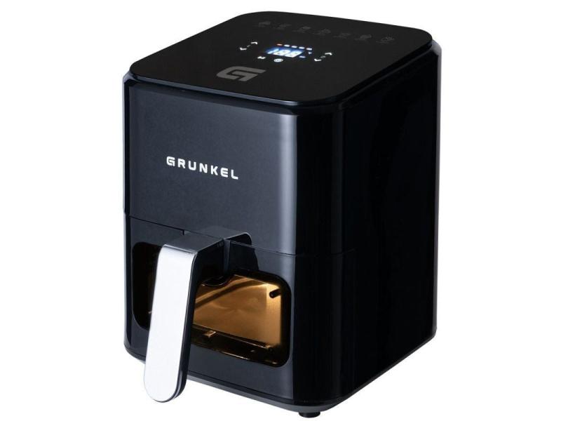 Freidora por Aire / Sin Aceite Grunkel Black Easy Fryer/ 1200W/ Capacidad 4L