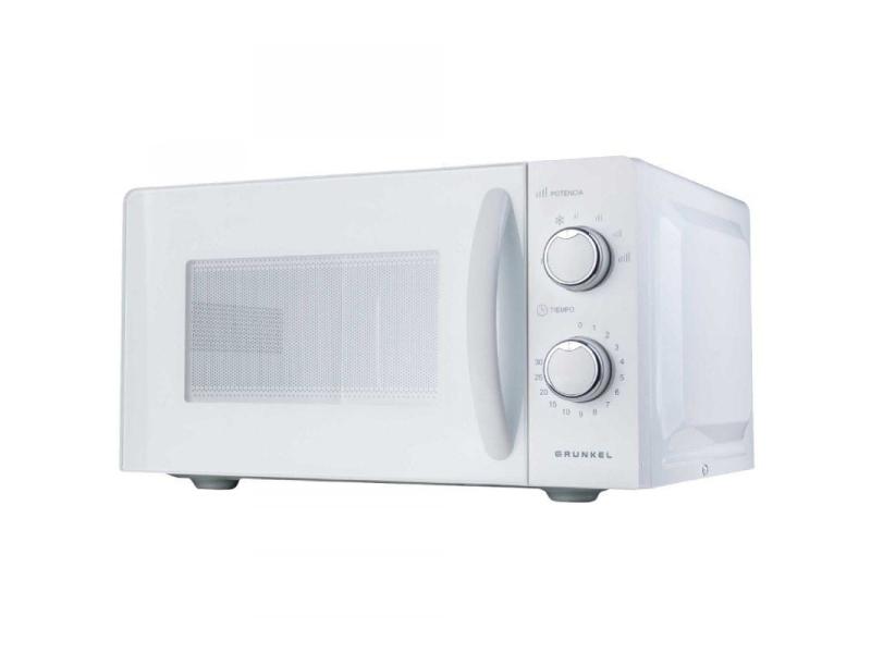 Microondas Grunkel MW-20MI/ 700W/ Capacidad 20L/ Blanco