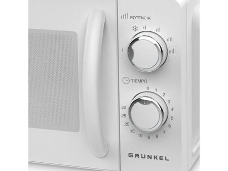 Microondas Grunkel MW-20MI/ 700W/ Capacidad 20L/ Blanco