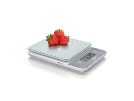 Báscula de Cocina Electrónica Laica KS1320/ hasta 5kg/ Plata