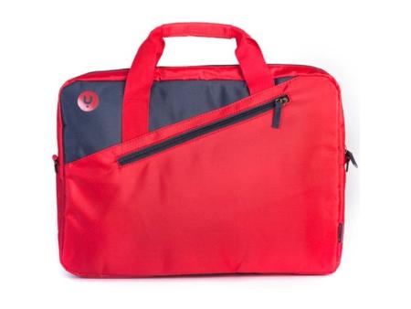 Maletín Monray Ginger para Portátiles hasta 15.6'/ Cinta para Trolley/ Rojo