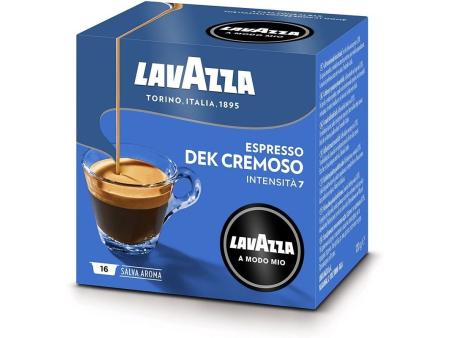 Cápsula Lavazza Cremosamente Dek para cafeteras A Modo Mio/ Caja 16