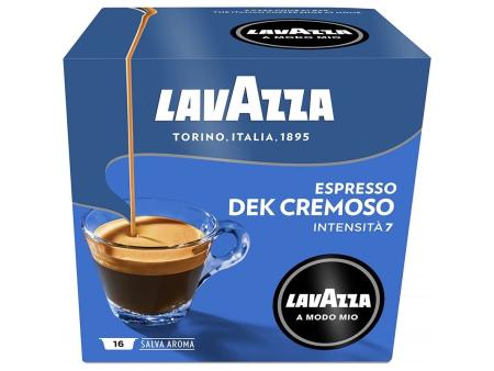 Cápsula Lavazza Cremosamente Dek para cafeteras A Modo Mio/ Caja 16