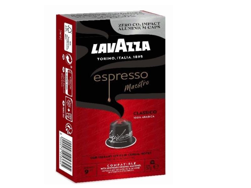 Cápsula Lavazza Espresso Maestro Clásico para cafeteras Nespresso/ Caja de 10