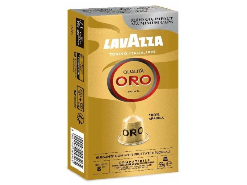 Cápsula Lavazza Qualitá Oro para cafeteras Nespresso/ Caja de 10