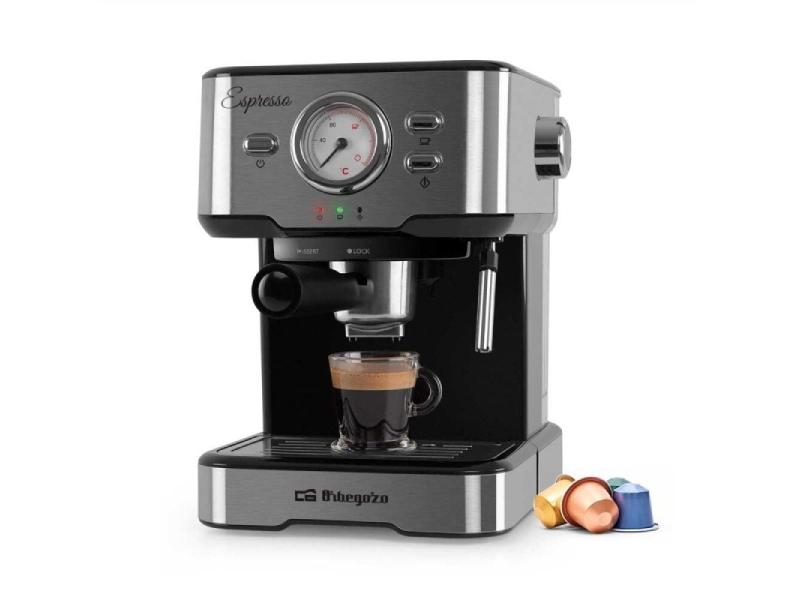 Cafetera Expreso Orbegozo EX 5500/ 1100W/ 20 Bares