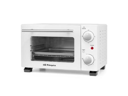 Horno de Sobremesa Orbegozo HO 975/ 800W/ Capacidad 10L/ Blanco