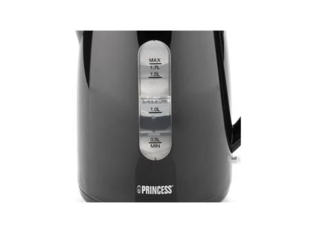 Hervidor de Agua Princess 236017 Black Style/ 2200W/ Capacidad 1.7L