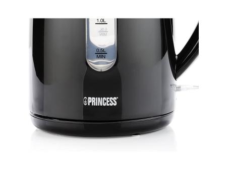 Hervidor de Agua Princess 236017 Black Style/ 2200W/ Capacidad 1.7L