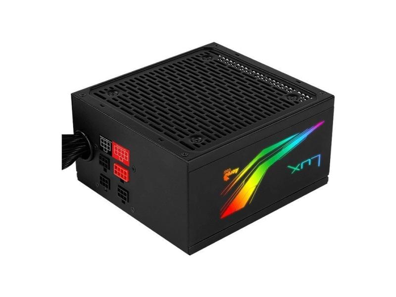 Fuente de Alimentación Aerocool LUX RGB 750M/ 750W/ Ventilador 12cm/ 80 Plus Bronze