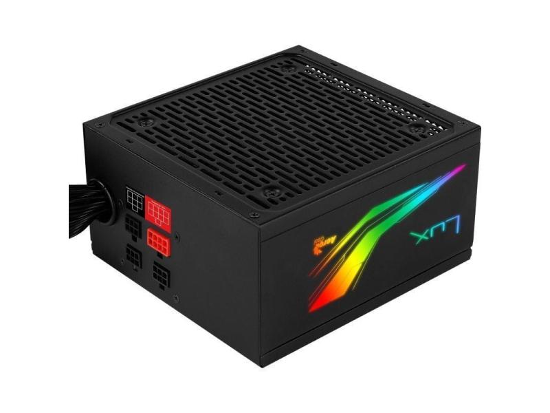 Fuente de Alimentación Aerocool LUX RGB 850M/ 850W/ Ventilador 12cm/ 80 Plus Bronze