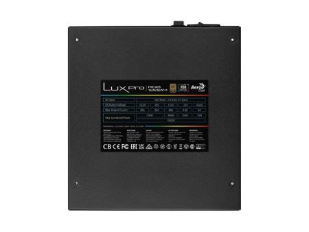 Fuente de Alimentación Aerocool LUXPRO RGB1000M/ 1000W/ Ventilador 14cm/ 80 Plus Gold