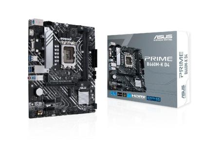 Placa Base Asus Prime B660M-K D4/ Socket 1700/ Micro ATX