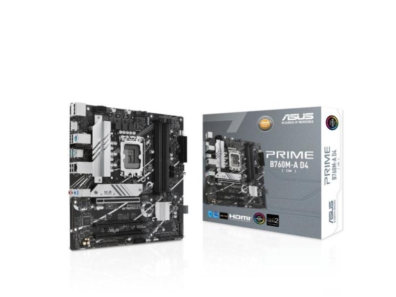 Placa Base Asus Prime B760M-A D4-CSM/ Socket 1700/ Micro ATX