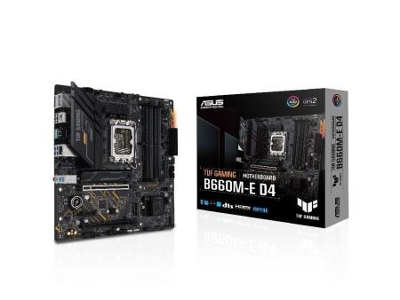 Placa Base Asus TUF GAMING B660M-E D4/ Socket 1700/ Micro ATX