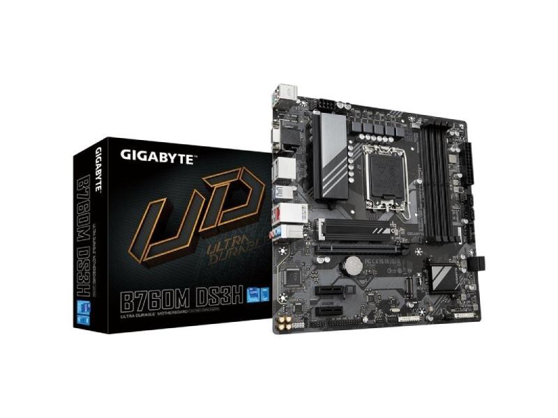 Placa Base Gigabyte B760M DS3H Socket 1700/ Micro ATX