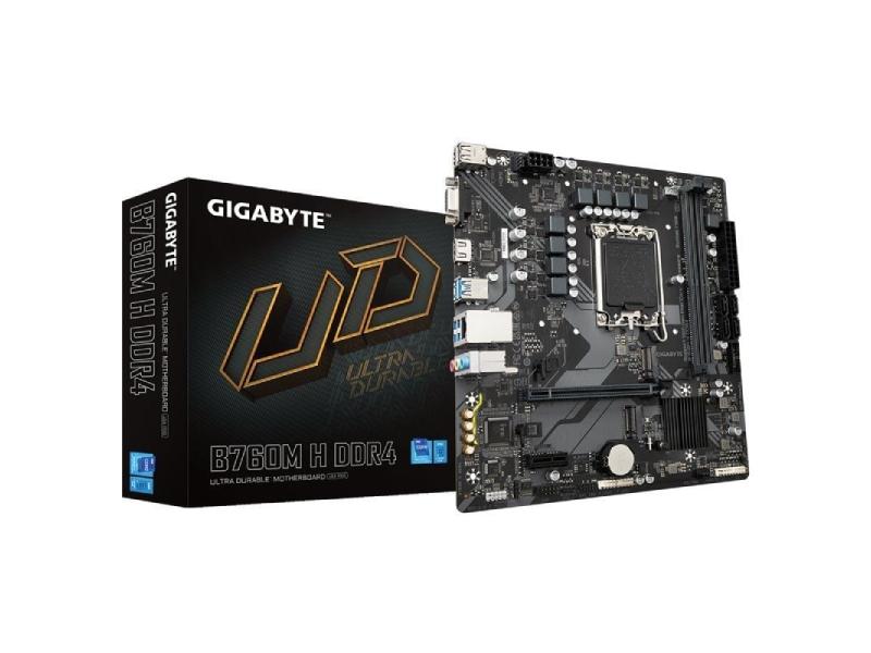 Placa Base Gigabyte B760M H DDR4 Socket 1700/ Micro ATX