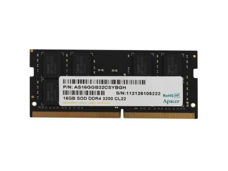 Memoria RAM Apacer ES.16G21.GSH 16GB/ DDR4/ 3200MHz/ 1.2V/ CL22/ SODIMM