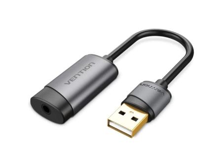 Tarjeta de Sonido Vention CDJHB/ USB Macho - Jack 3.5 Hembra