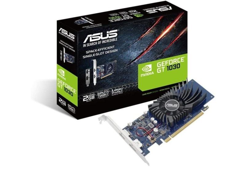 Tarjeta Gráfica Asus GeForce GT 1030/ 2GB GDDR5/ Compatible con Perfil Bajo