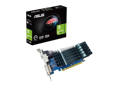 Tarjeta Gráfica Asus GeForce GT 710 EVO/ 2GB DDR3/ Compatible con Perfil Bajo