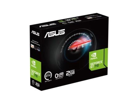 Tarjeta Gráfica Asus GeForce GT 710 EVO/ 2GB DDR3/ Compatible con Perfil Bajo