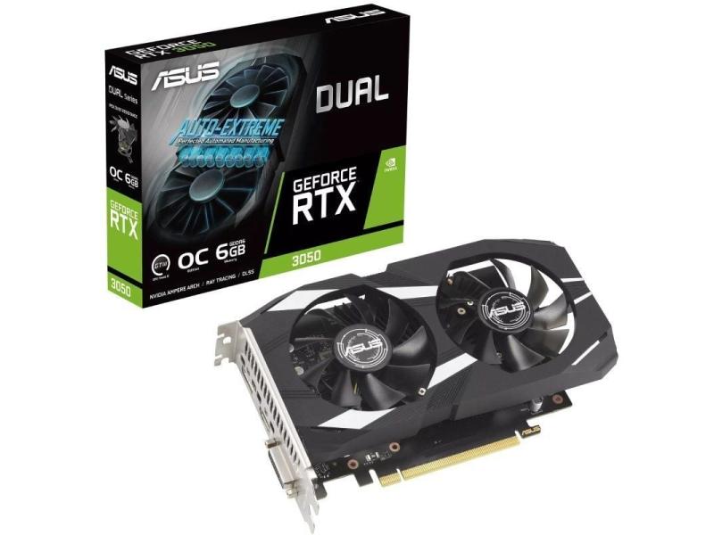 Tarjeta Gráfica Asus Dual GeForce RTX 3050 OC Edition/ 6GB GDDR6