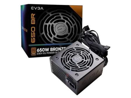 Fuente de Alimentación EVGA 650 BR/ 650W/ Ventilador 12cm/ 80 Plus Bronze