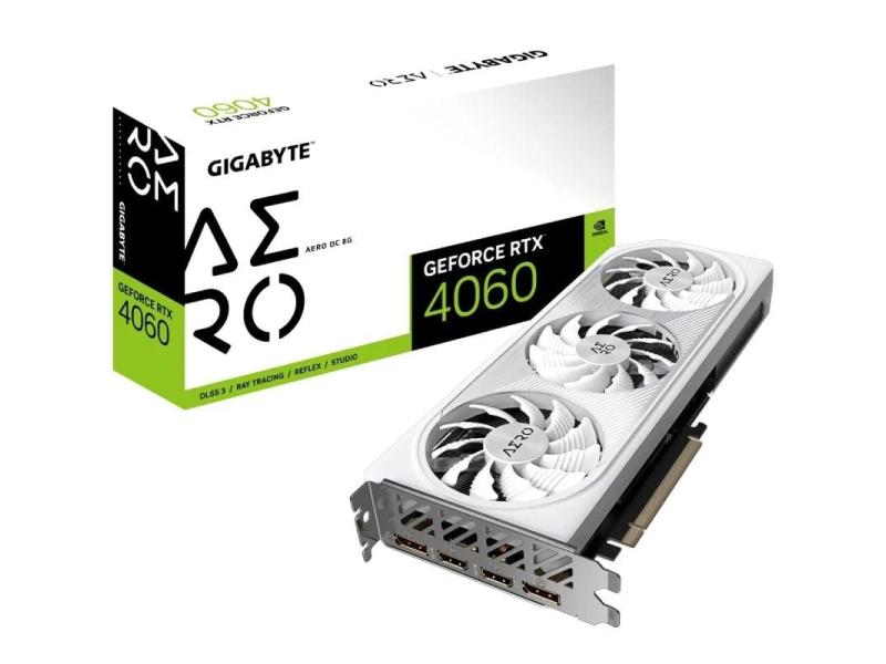 Tarjeta Gráfica Gigabyte GeForce RTX 4060 Aero OC 8G/ 8GB GDDR6