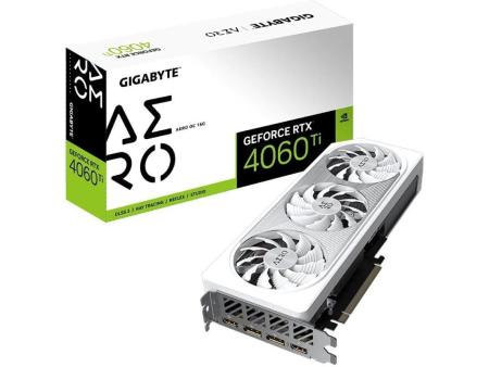 Tarjeta Gráfica Gigabyte GeForce RTX 4060 Ti Aero OC 16G/ 16GB GDDR6