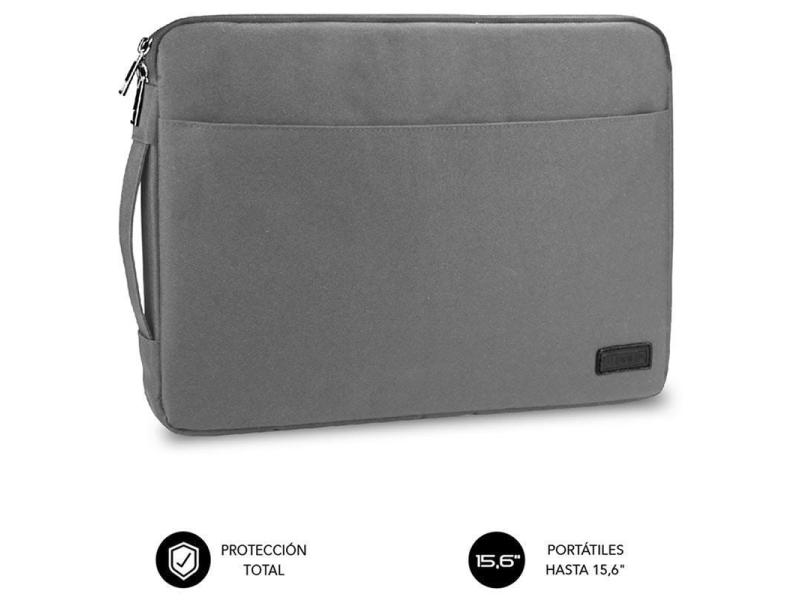 Funda Subblim Urban Laptop Sleeve para Portátiles hasta 15.6'/ Gris