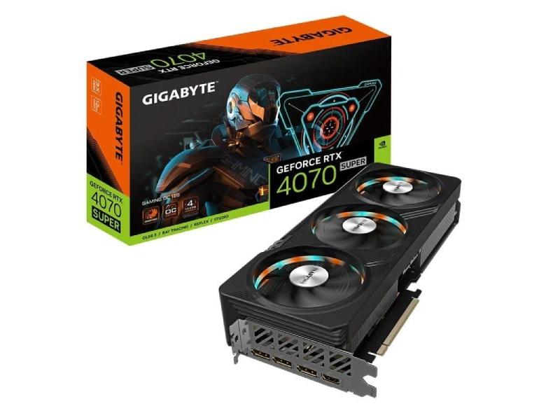 Tarjeta Gráfica Gigabyte GeForce RTX 4070 SUPER GAMING OC/ 12GB GDDR6X