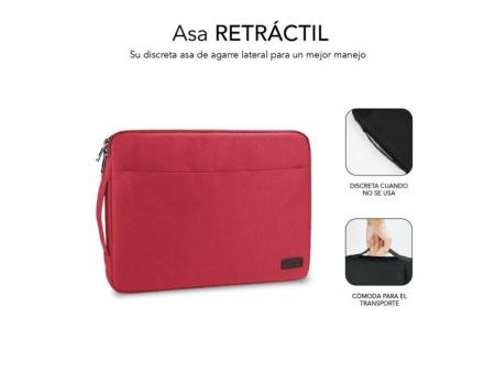 Funda Subblim Urban Laptop Sleeve para Portátiles hasta 15.6'/ Roja