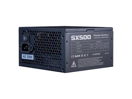 Fuente de Alimentación Hiditec SX 500 BULK/ 500W/ Ventilador 12cm/ Incluye cable de alimentación 1.5m