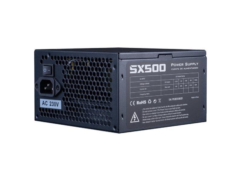 Fuente de Alimentación Hiditec SX 500 BULK/ 500W/ Ventilador 12cm/ Incluye cable de alimentación 1.5m