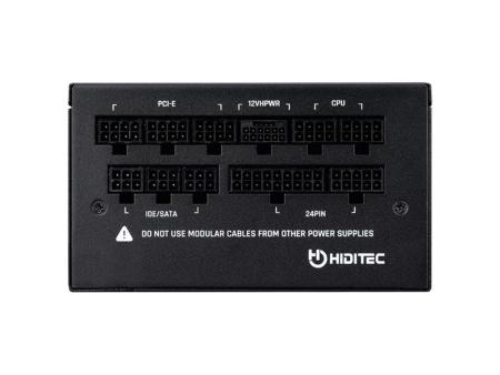 Fuente de Alimentación Hiditec GDX1050 V2/ 1050W/ Ventilador 14cm/ ATX 3.0/ PCIe 5.0/ 80 Plus Gold